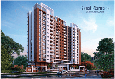 Project Image of 832.0 - 1398.0 Sq.ft 2 BHK Apartment for buy in Kotibhaskar Gomati Narmada CHSL