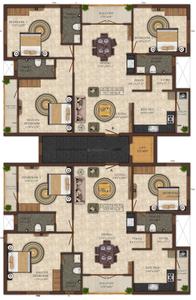 Project Image of 0.0 - 1625.0 Sq.ft 3 BHK Apartment for buy in India Mayuri Marvel