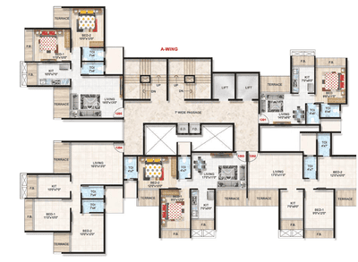 Project Image of 238.42 - 685.0 Sq.ft 1 BHK Apartment for buy in Platinum Emporius