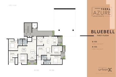 Project Image of 1170.0 - 1353.0 Sq.ft 2 BHK Apartment for buy in Urbanx Terra Azure