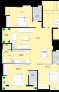 Project Image of 0.0 - 932.26 Sq.ft 3 BHK Villa for buy in H M Vinayak Villa