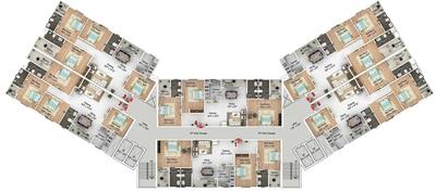 Project Image of 1880.0 - 2290.0 Sq.ft 3 BHK Apartment for buy in Shaurya Kunj