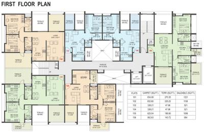 Project Image of 338.0 - 635.0 Sq.ft 1 BHK Apartment for buy in Pristine Viva
