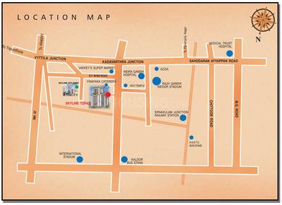 Project Image of 1950.0 - 3152.0 Sq.ft 3 BHK Apartment for buy in Skyline Topaz