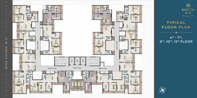 Project Image of 370.6 - 584.37 Sq.ft 1 BHK Apartment for buy in Invicta Eclat