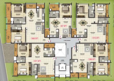 Project Image of 0.0 - 1471.0 Sq.ft 2 BHK Apartment for buy in Nishchith Homes
