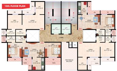 Project Image of 151.0 - 443.0 Sq.ft 1 BHK Apartment for buy in Shree Raj Uma Imperial