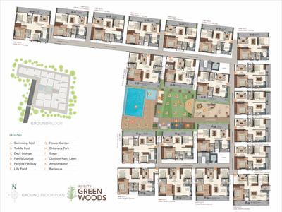 Project Image of 1294.0 - 1723.0 Sq.ft 2 BHK Apartment for buy in Infinity Green Woods