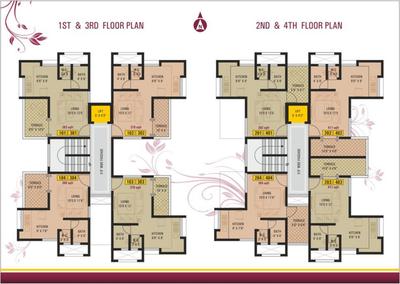Project Image of 365.0 - 411.0 Sq.ft 1 BHK Apartment for buy in Vrindavan Barsana Enclave