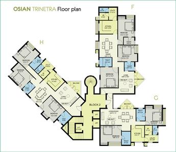Project Image of 1365.0 - 2450.0 Sq.ft 2 BHK Apartment for buy in SPR Osian Heights