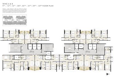 Project Image of 805.15 - 1356.8 Sq.ft 2 BHK Apartment for buy in Rustomjee Vista Bay