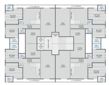 Project Image of 899.32 - 1183.49 Sq.ft 3 BHK Apartment for buy in Anmol Icon