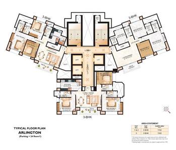 Project Image of 1695 Sq.ft 3 BHK Apartment / Flat for sale in Hiranandani Estate for Rs. 40000000