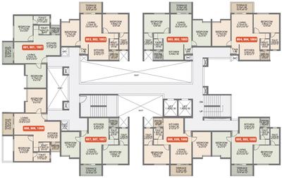 Project Image of 342.62 - 638.0 Sq.ft 1 BHK Apartment for buy in Rohan Ananta Phase I