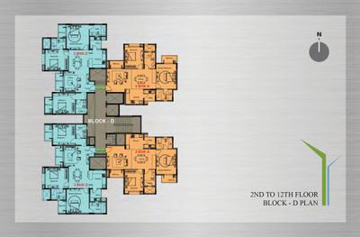 Project Image of 1260.0 - 2385.0 Sq.ft 2 BHK Apartment for buy in DNR Arista