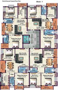Project Image of 943.0 - 1156.0 Sq.ft 2 BHK Apartment for buy in Sai Ram