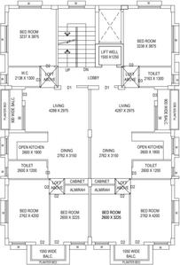 Project Image of 0.0 - 1250.0 Sq.ft 3 BHK Apartment for buy in Bengal Gangapurna