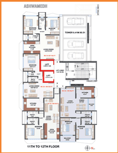 Project Image of 494.92 - 1313.95 Sq.ft 1 BHK Apartment for buy in Multi Ashwamedh Heights
