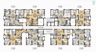 Project Image of 4119.0 - 4494.0 Sq.ft 3 BHK Penthouse for buy in Cordon Central Park