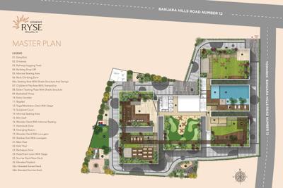 Project Image of 3925.0 - 4800.0 Sq.ft 4 BHK Apartment for buy in Kesineni Ryse