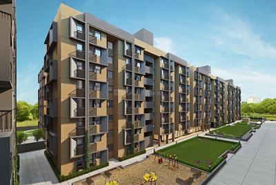 Project Image of 565.65 - 626.57 Sq.ft 2 BHK Apartment for buy in Bakeri Samyaka