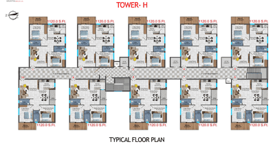 Project Image of 1120.0 - 3200.0 Sq.ft 2 BHK Apartment for buy in Lavender Sky