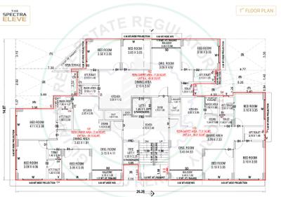 Project Image of 831.83 - 833.99 Sq.ft 3 BHK Apartment for buy in The Spectra Eleve