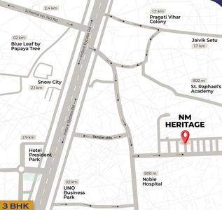 Project Image of 972.0 - 1628.0 Sq.ft 2 BHK Apartment for buy in NM Heritage
