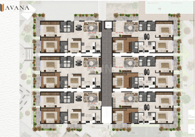 Project Image of 1008.04 - 1085.0 Sq.ft 3 BHK Apartment for buy in Avana Floresta
