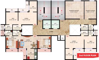 Project Image of 151.0 - 443.0 Sq.ft 1 BHK Apartment for buy in Shree Raj Uma Imperial