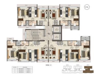 Project Image of 400.0 - 628.0 Sq.ft 1 BHK Apartment for buy in Dharti Pressidio