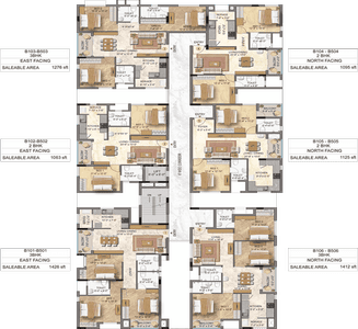 Project Image of 993.0 - 1426.0 Sq.ft 2 BHK Apartment for buy in LML League One