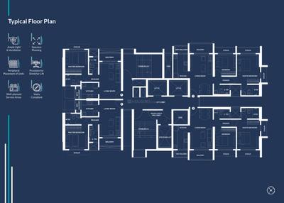 Project Image of 917 Sq.ft 2 BHK Apartment / Flat for sale in Kalyan West for Rs. 7900000