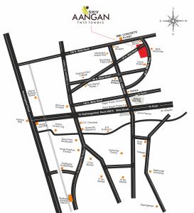 Project Image of 1150.0 - 1416.0 Sq.ft 3 BHK Apartment for buy in Shiv Aangan Twin Towers