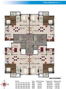 Project Image of 1136.0 - 1572.0 Sq.ft 2 BHK Apartment for buy in Vaishno Greens