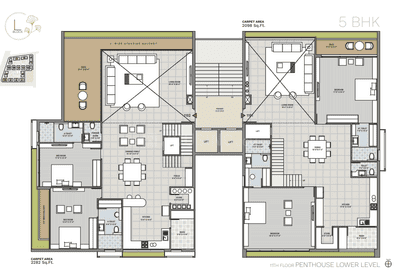 Project Image of 1911.0 - 6203.0 Sq.ft 3 BHK Apartment for buy in Avadh Ercole