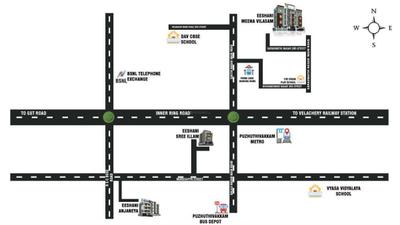 Project Image of 1000.0 - 1146.0 Sq.ft 3 BHK Apartment for buy in Eeshani Meena Vilasam