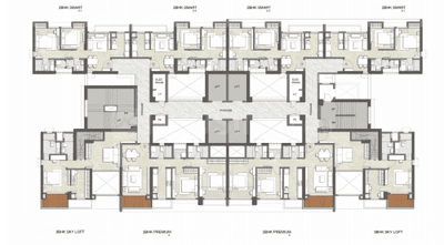 Project Image of 464.0 - 1561.0 Sq.ft 1 BHK Apartment for buy in Kalpataru Sector 5 Wing J And K