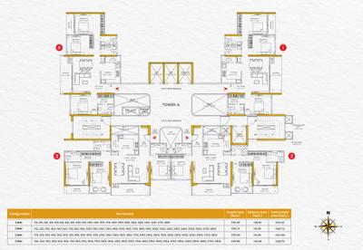 Project Image of 1269.0 - 1348.0 Sq.ft 3 BHK Apartment for buy in Codename The Crown