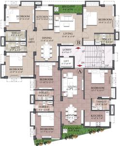 Project Image of 1115.0 - 1271.0 Sq.ft 3 BHK Apartment for buy in Noble Amar kunj