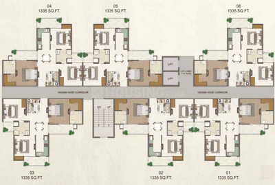 Project Image of 1335.0 - 5154.0 Sq.ft 3 BHK Apartment for buy in Migsun Atharva 