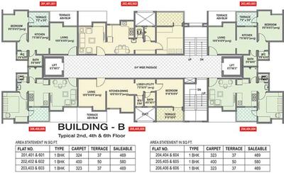 Project Image of 369.0 - 548.0 Sq.ft 1 BHK Apartment for buy in Cozy Corner