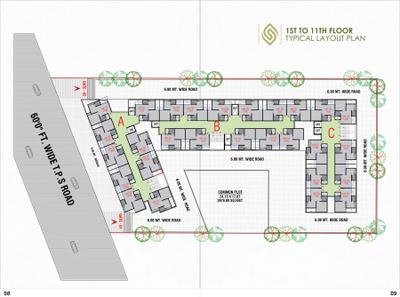 Project Image of 299.56 - 309.79 Sq.ft 1 BHK Apartment for buy in Sahjanand Sanidhya Green