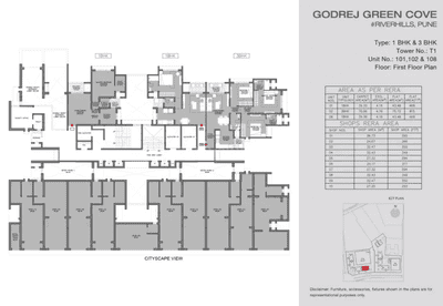 Project Image of 423.02 - 815.0 Sq.ft 1 BHK Apartment for buy in Godrej Green Cove