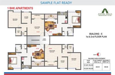 Project Image of 598.0 - 1092.0 Sq.ft 1 BHK Apartment for buy in OM Angel Hills