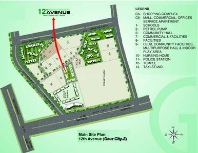 Project Image of 635.0 - 811.0 Sq.ft 2 BHK Apartment for buy in Gaurs 12th Avenue