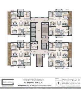 Project Image of 1910 Sq.ft 3 BHK Apartment / Flat for sale in Kondapur for Rs. 18500000