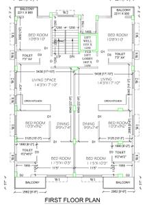 Project Image of 0.0 - 1250.0 Sq.ft 3 BHK Apartment for buy in Pilarix R K Apartment