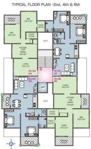Project Image of 650.0 - 696.0 Sq.ft 2 BHK Apartment for buy in RK Lunkad Nisarg Ashish II