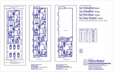 Palace Sai Nandhini Images for Cluster Plan of Palace Homes Sai Nandhini 1